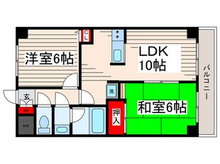 第１２頼長ビルの物件間取画像